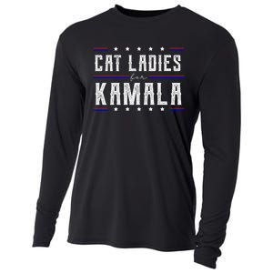 Cat Ladies For Kamala 2024 Cooling Performance Long Sleeve Crew