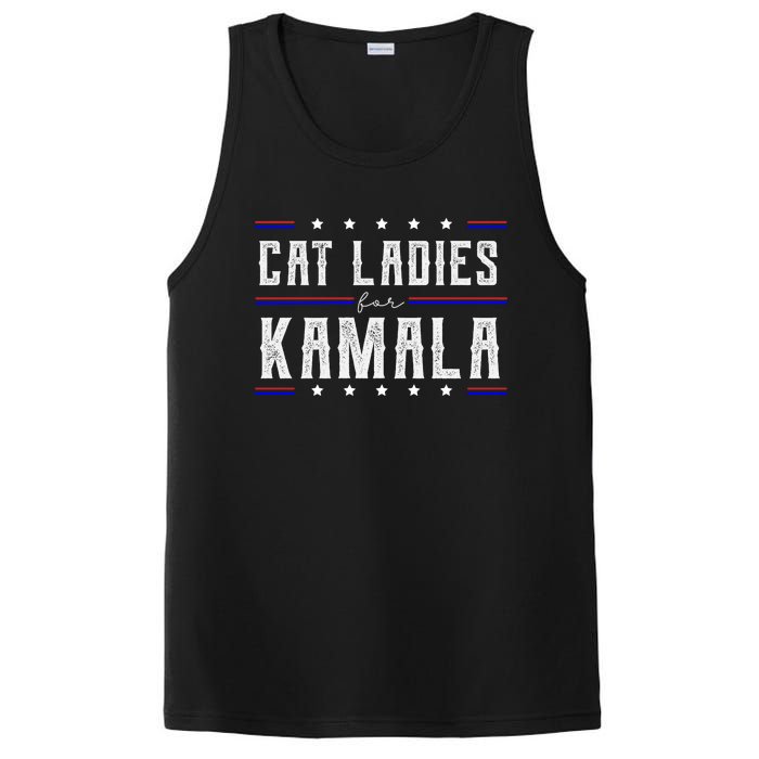 Cat Ladies For Kamala 2024 PosiCharge Competitor Tank