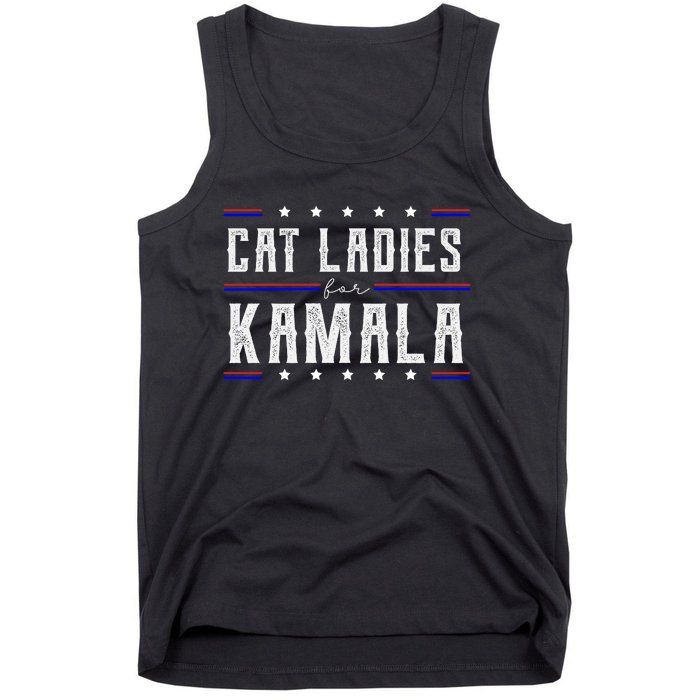 Cat Ladies For Kamala 2024 Tank Top