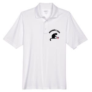 Cat Ladies For Kamala Harris Funny Cat With Pearls Men's Origin Performance Pique Polo