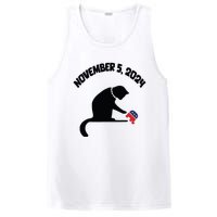 Cat Ladies For Kamala Harris Funny Cat With Pearls PosiCharge Competitor Tank