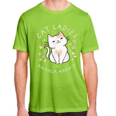 Cat Ladies For Kamala Harris Adult ChromaSoft Performance T-Shirt