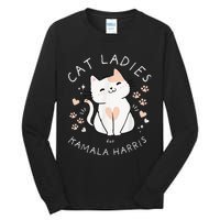 Cat Ladies For Kamala Harris Tall Long Sleeve T-Shirt