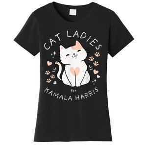 Cat Ladies For Kamala Harris Women's T-Shirt