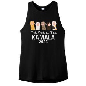 Cat Ladies For Kamala Childless Cat Ladies Funny Ladies PosiCharge Tri-Blend Wicking Tank