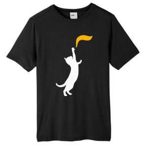 Cat Ladies For Kamala Harris Donald Trump 2024 Sarcastic Tall Fusion ChromaSoft Performance T-Shirt