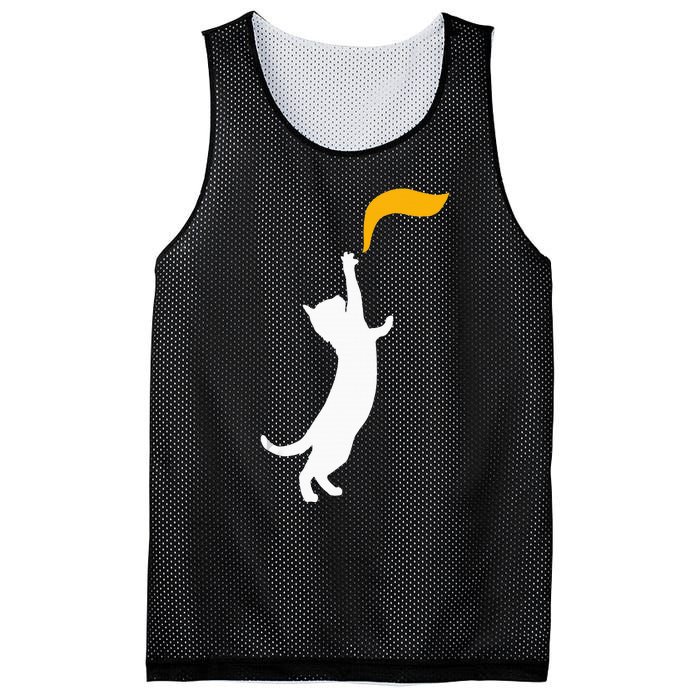 Cat Ladies For Kamala Harris Donald Trump 2024 Sarcastic Mesh Reversible Basketball Jersey Tank