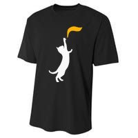 Cat Ladies For Kamala Harris Donald Trump 2024 Sarcastic Performance Sprint T-Shirt