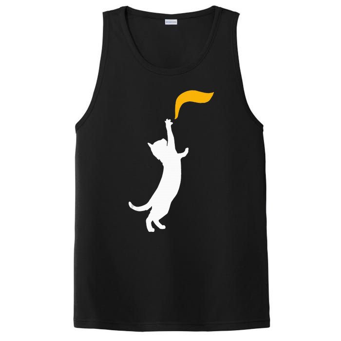 Cat Ladies For Kamala Harris Donald Trump 2024 Sarcastic PosiCharge Competitor Tank