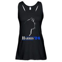 Cat Ladies For Kamala Funny Cat 2024 President Kamala Harris Ladies Essential Flowy Tank