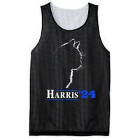 Cat Ladies For Kamala Funny Cat 2024 President Kamala Harris Mesh Reversible Basketball Jersey Tank