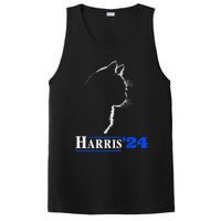 Cat Ladies For Kamala Funny Cat 2024 President Kamala Harris PosiCharge Competitor Tank