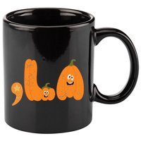 Comma La Funny Kamala Pumpkins Halloween 11oz C Handle Ceramic Mug