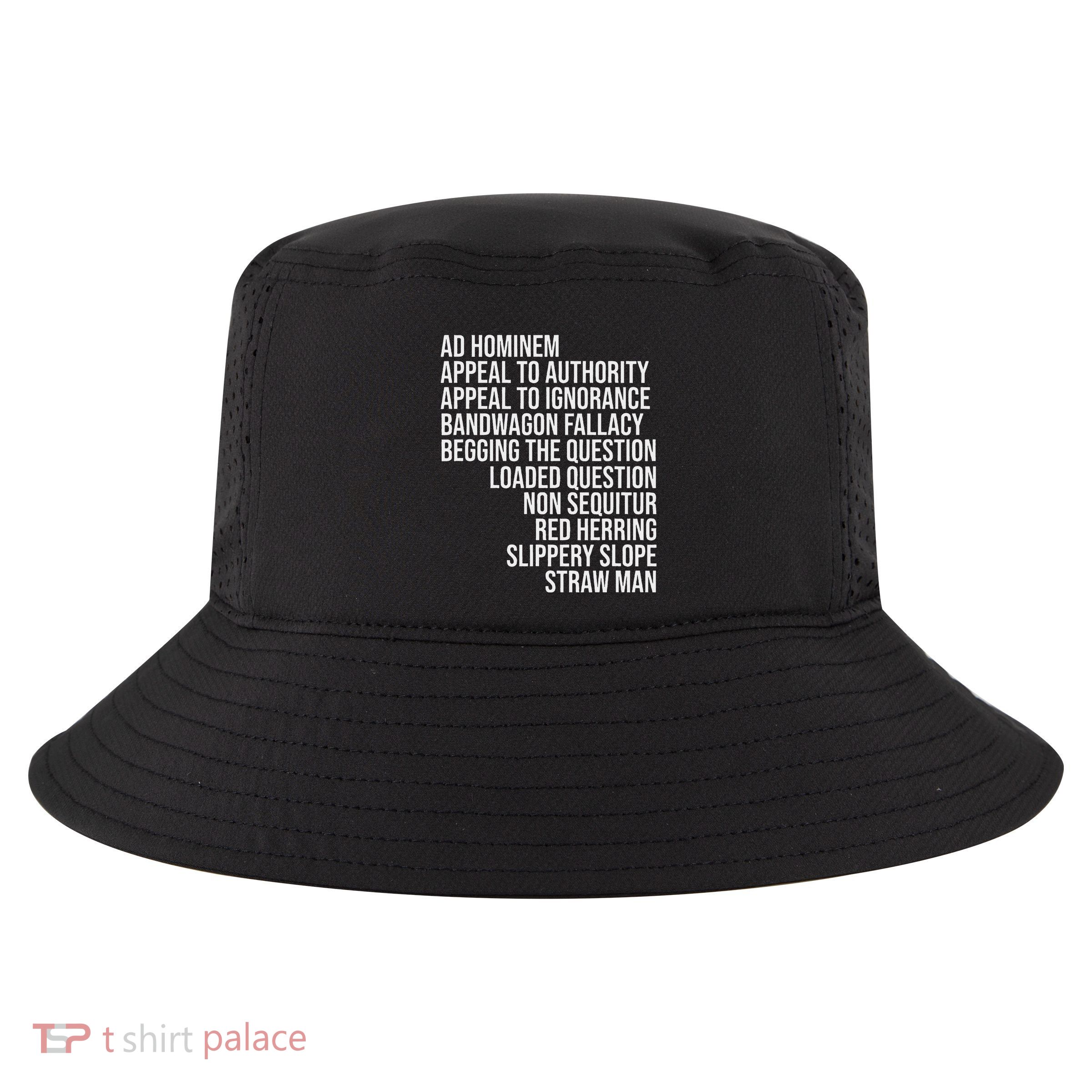 Common Logical Fallacies Critical Debate Squad Cool Comfort Performance Bucket Hat