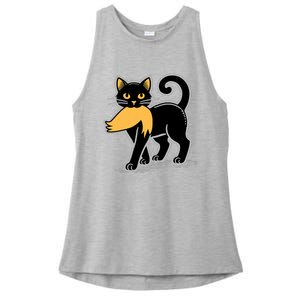 Cat Ladies For Kamala Harris Donald Trump 2024 Sarcastic Ladies PosiCharge Tri-Blend Wicking Tank