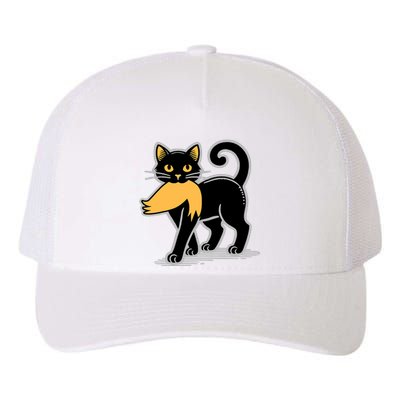 Cat Ladies For Kamala Harris Donald Trump 2024 Sarcastic Yupoong Adult 5-Panel Trucker Hat