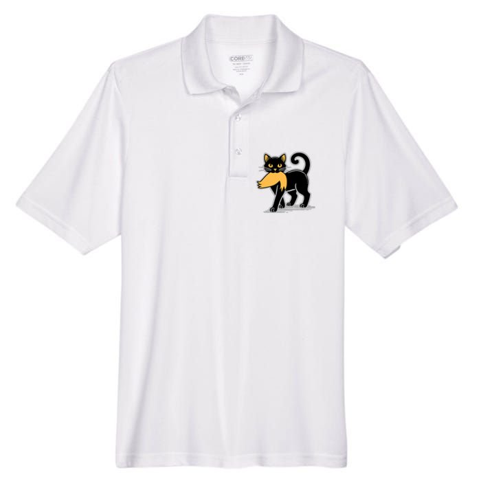 Cat Ladies For Kamala Harris Donald Trump 2024 Sarcastic Men's Origin Performance Pique Polo