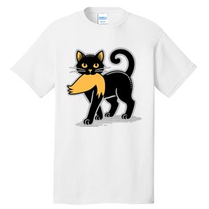 Cat Ladies For Kamala Harris Donald Trump 2024 Sarcastic Tall T-Shirt