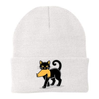 Cat Ladies For Kamala Harris Donald Trump 2024 Sarcastic Knit Cap Winter Beanie