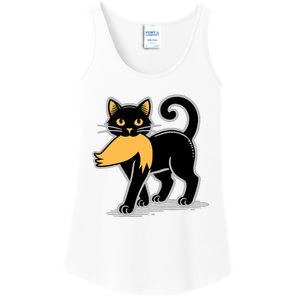 Cat Ladies For Kamala Harris Donald Trump 2024 Sarcastic Ladies Essential Tank