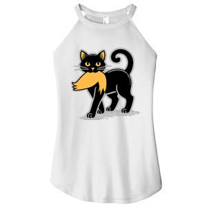 Cat Ladies For Kamala Harris Donald Trump 2024 Sarcastic Women's Perfect Tri Rocker Tank