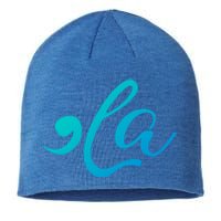 Comma La Funny Kamala Harris For President 2024 Gift Sustainable Beanie