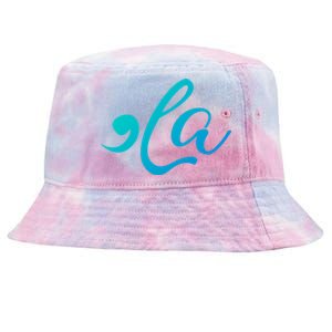 Comma La Funny Kamala Harris For President 2024 Gift Tie-Dyed Bucket Hat