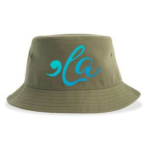 Comma La Funny Kamala Harris For President 2024 Gift Sustainable Bucket Hat