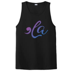 Comma La Funny Kamala Harris For President 2024 Gift PosiCharge Competitor Tank