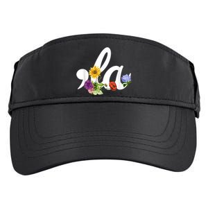 Comma La Floral Kamala Harris President 2024 Coma La Flowers Adult Drive Performance Visor