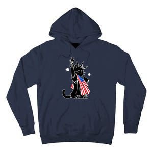 Cat Ladies For Kamala Harris Donald Trump Tall Hoodie