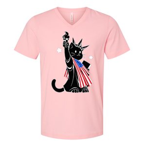 Cat Ladies For Kamala Harris Donald Trump V-Neck T-Shirt