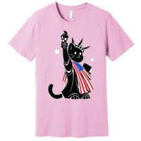 Cat Ladies For Kamala Harris Donald Trump Premium T-Shirt