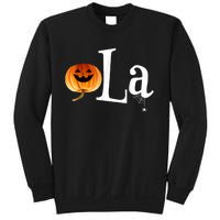 Comma La Funny Kamala Harris Halloween Pumpkin Sweatshirt