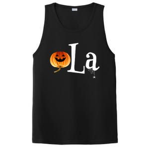 Comma La Funny Kamala Harris Halloween Pumpkin PosiCharge Competitor Tank