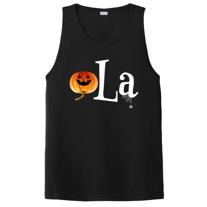 Comma La Funny Kamala Harris Halloween Pumpkin PosiCharge Competitor Tank