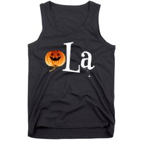 Comma La Funny Kamala Harris Halloween Pumpkin Tank Top