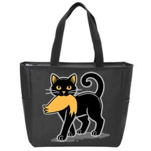 Cat Ladies For Kamala Harris Donald Trump 2024 Sarcastic Zip Tote Bag