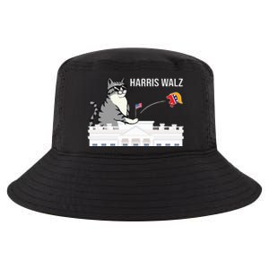 Cat Ladies For Kamala Harris Cool Comfort Performance Bucket Hat