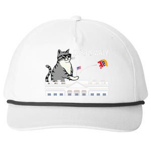 Cat Ladies For Kamala Harris Snapback Five-Panel Rope Hat