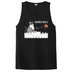 Cat Ladies For Kamala Harris PosiCharge Competitor Tank