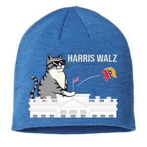 Cat Ladies For Kamala Harris Sustainable Beanie