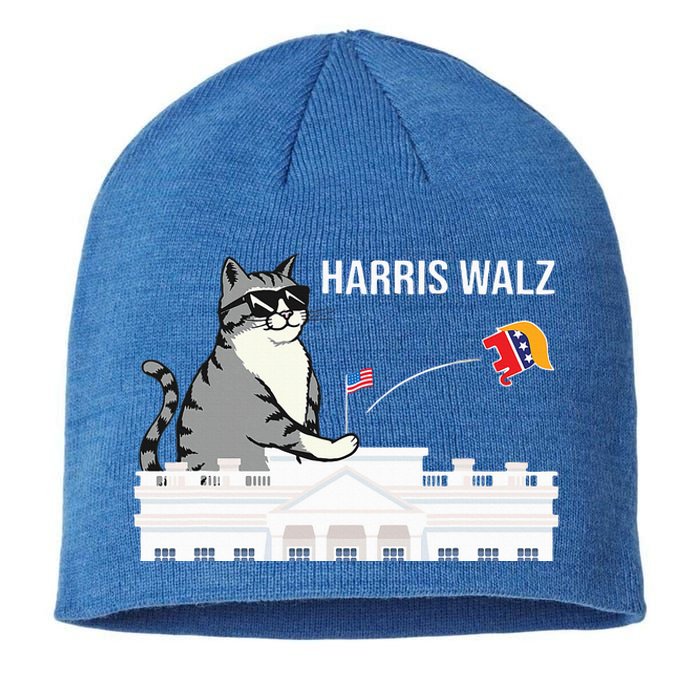 Cat Ladies For Kamala Harris Sustainable Beanie