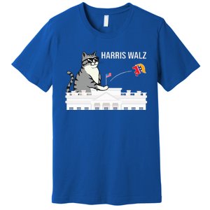 Cat Ladies For Kamala Harris Premium T-Shirt