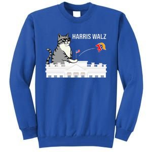 Cat Ladies For Kamala Harris Tall Sweatshirt