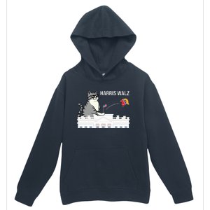 Cat Ladies For Kamala Harris Urban Pullover Hoodie