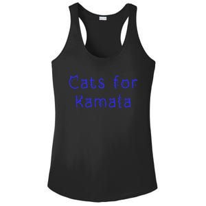 Cat Ladies For Kamala Cat Typography Alphabet Cute Simple Gift Ladies PosiCharge Competitor Racerback Tank