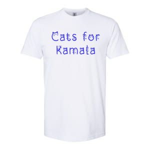 Cat Ladies For Kamala Cat Typography Alphabet Cute Simple Gift Softstyle CVC T-Shirt