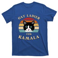 Cat Ladies For Kamala Cat Retro Cool T-Shirt