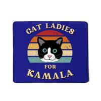 Cat Ladies For Kamala Cat Retro Cool Mousepad